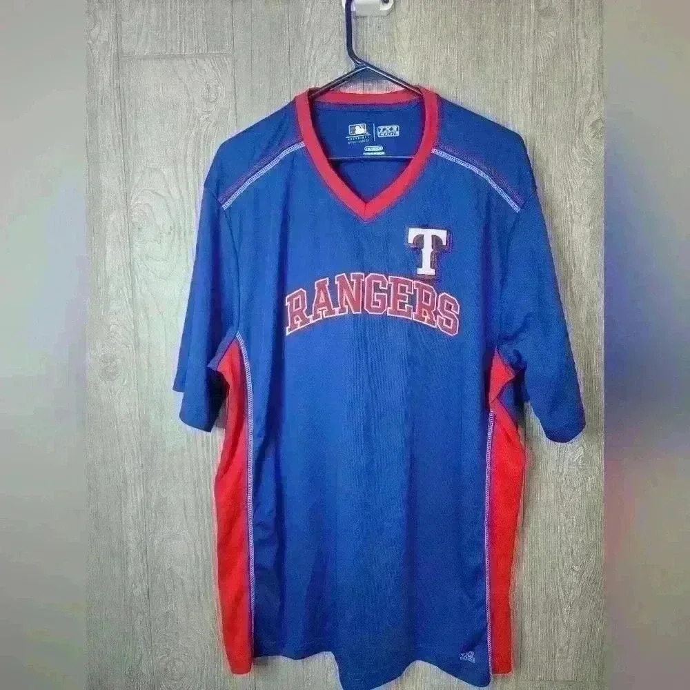 Texas Ranger TX3 cool shirt‎ red and blue size 2XL